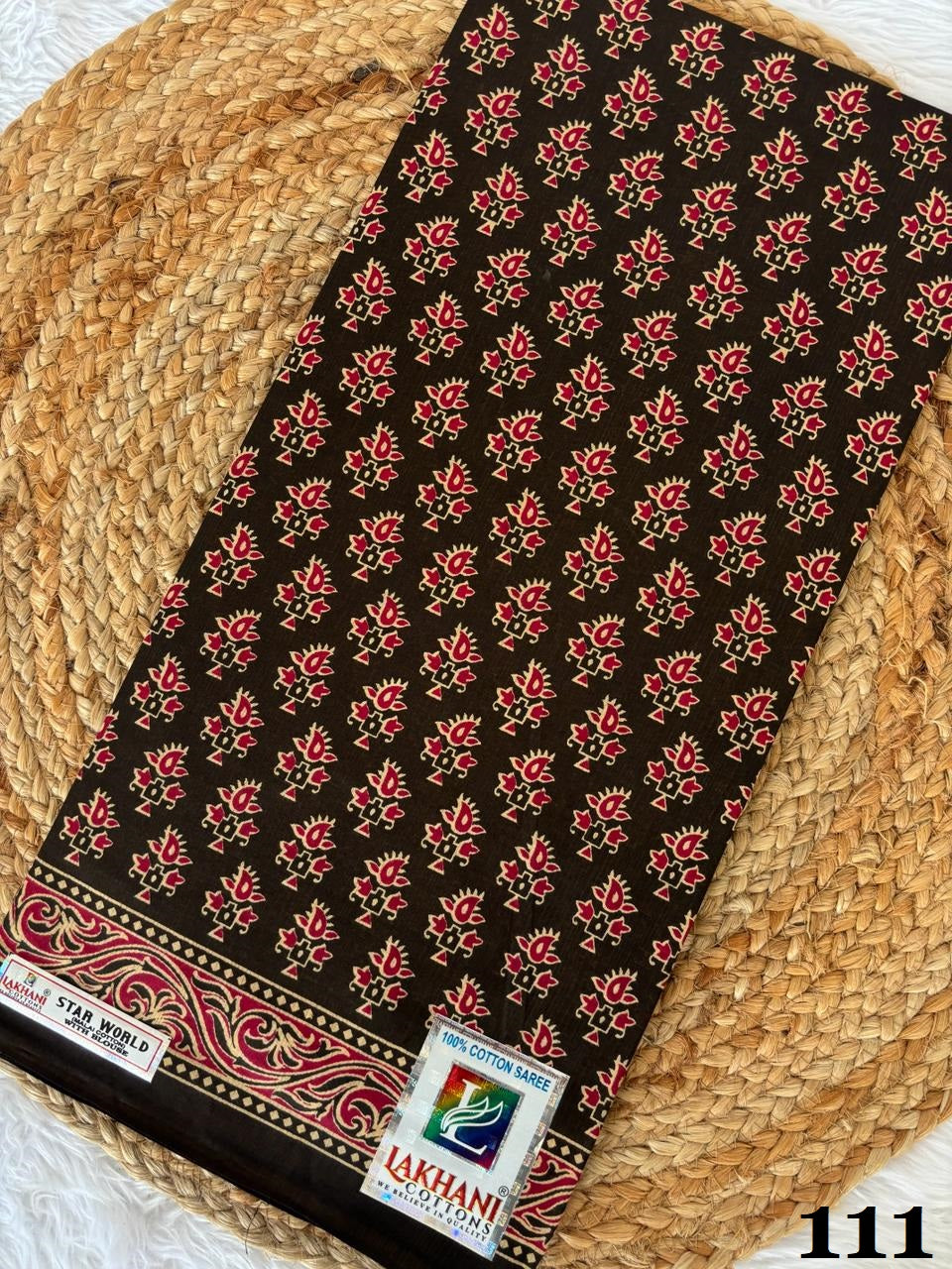 Attractive Pure Heavy Mul Cotton Saree with Blouse