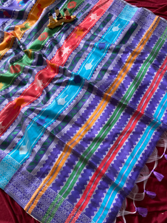 Avantika Multi Color – Premium Woven Soft Silk Saree