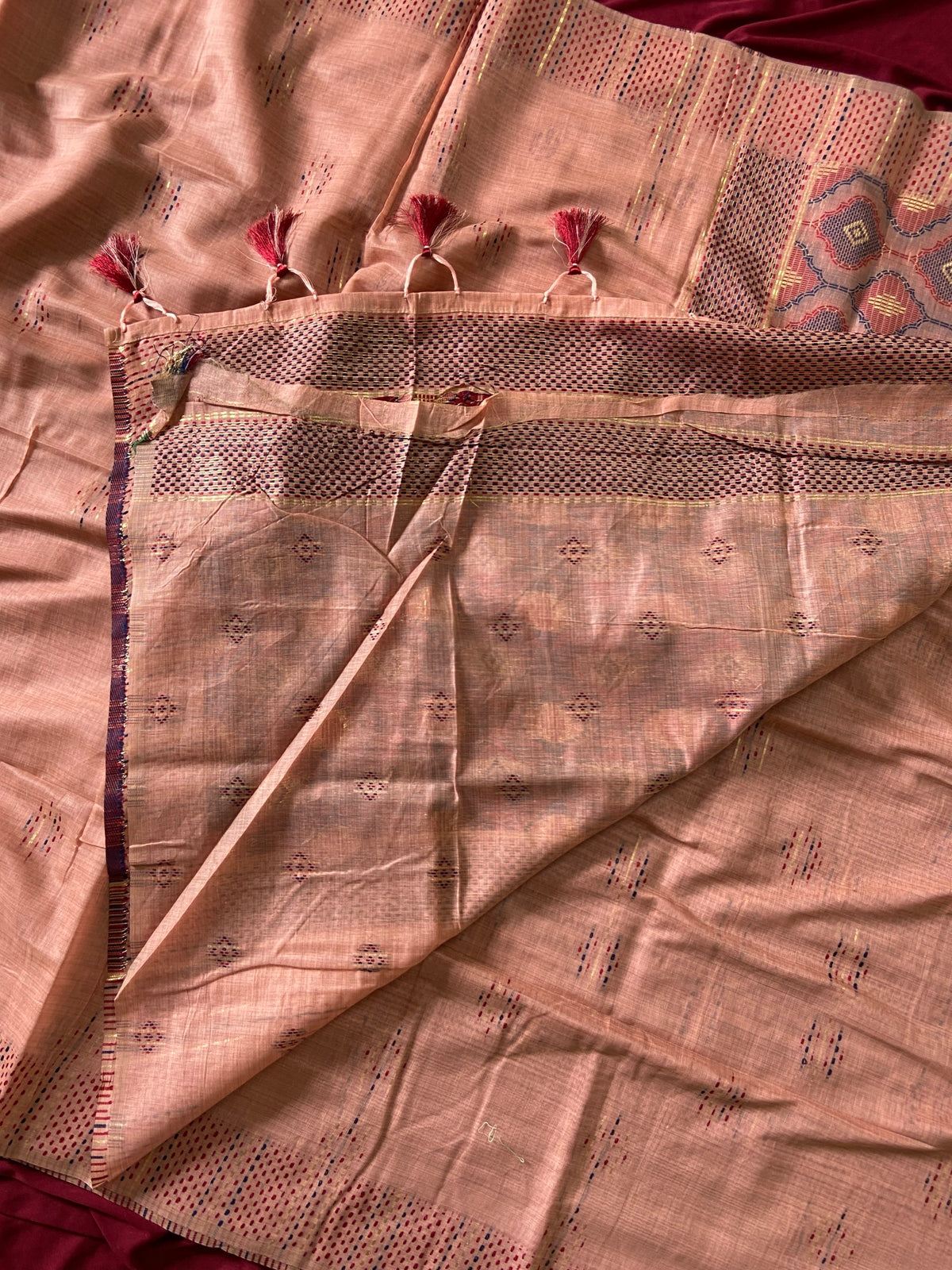 Traditional Soft Muga Cotton Festive Saree