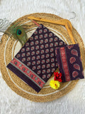 Beautiful Pure Heavy Mul Cotton Saree with Blouse