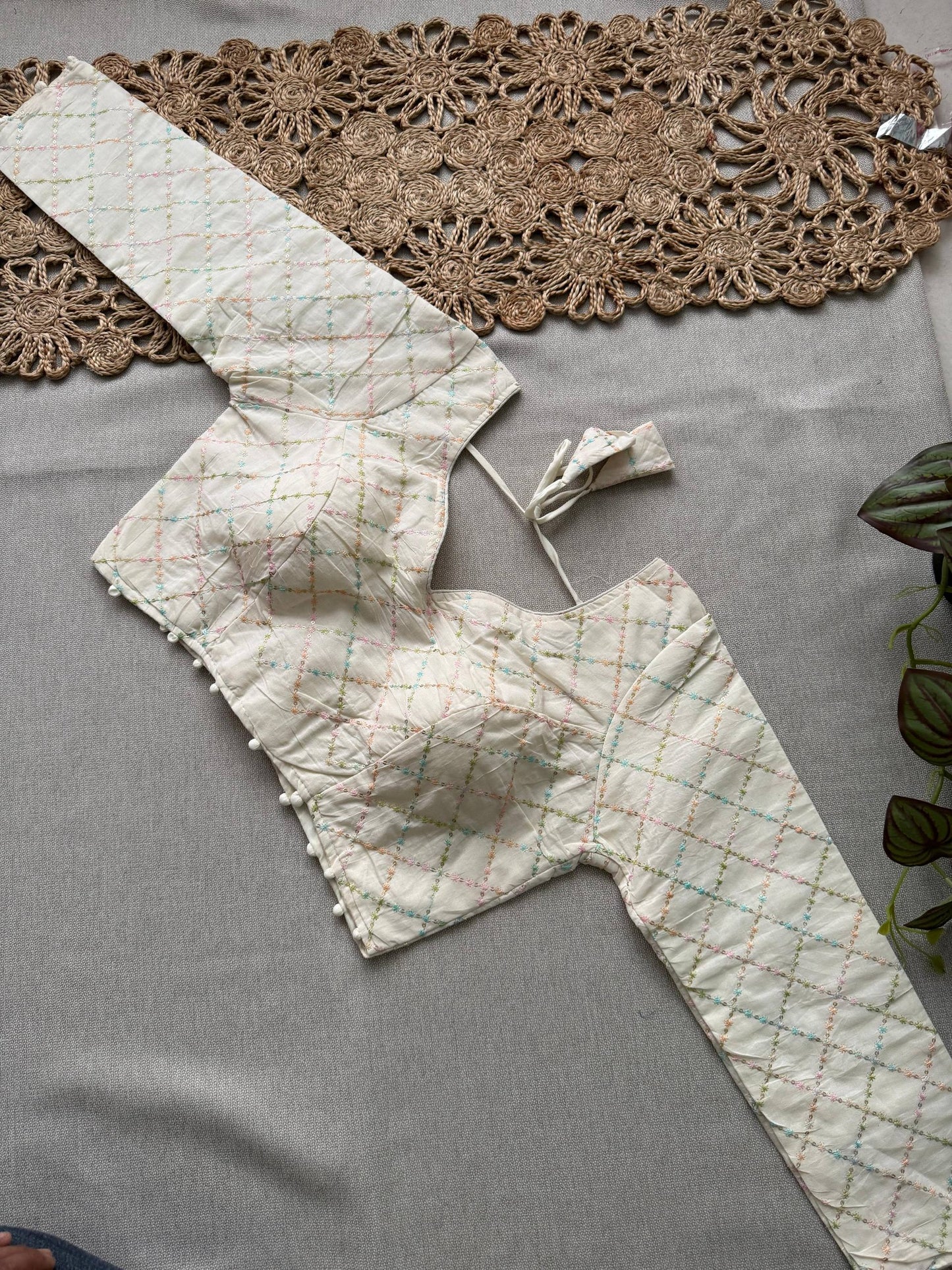 Beautiful - Pink Handloom Cotton Saree With Havy Embroidery Work Stitched Blouse