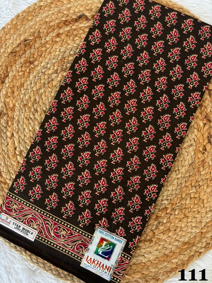 Attractive Pure Heavy Mul Cotton Saree with Blouse