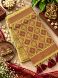 Very Attractive Soft Muga Cotton Festive Saree