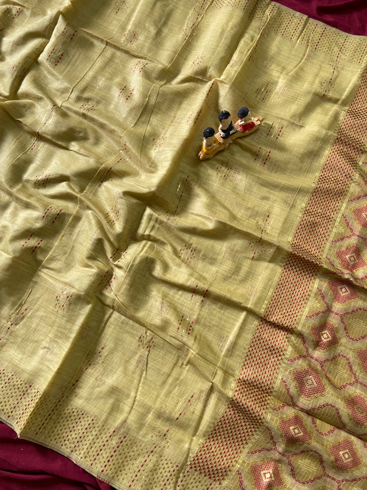 Very Attractive Soft Muga Cotton Festive Saree