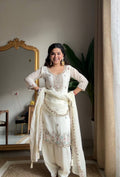 Premium Chinon Designer Suit Set with Dupatta for Woman