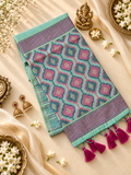 Premium Soft Muga Cotton Festive Saree