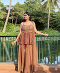 New Designer Jimmy Choo Sequence Embroidery Work Indo-Western Sharara Set