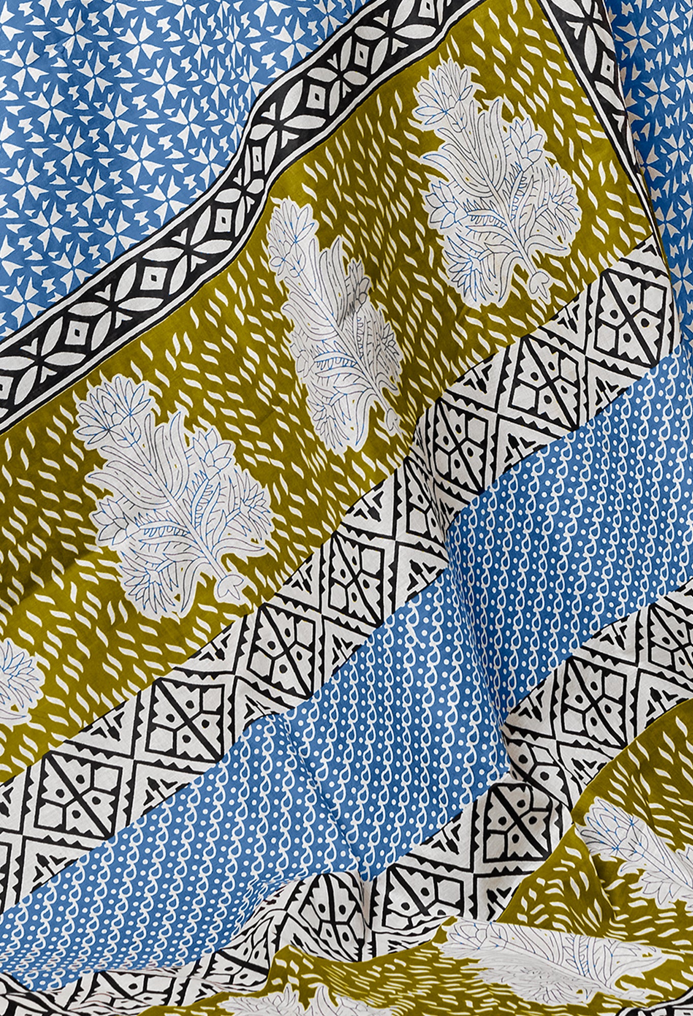 Gorgeous Pure Mul Cotton Saree with Bagru Handblock Prints