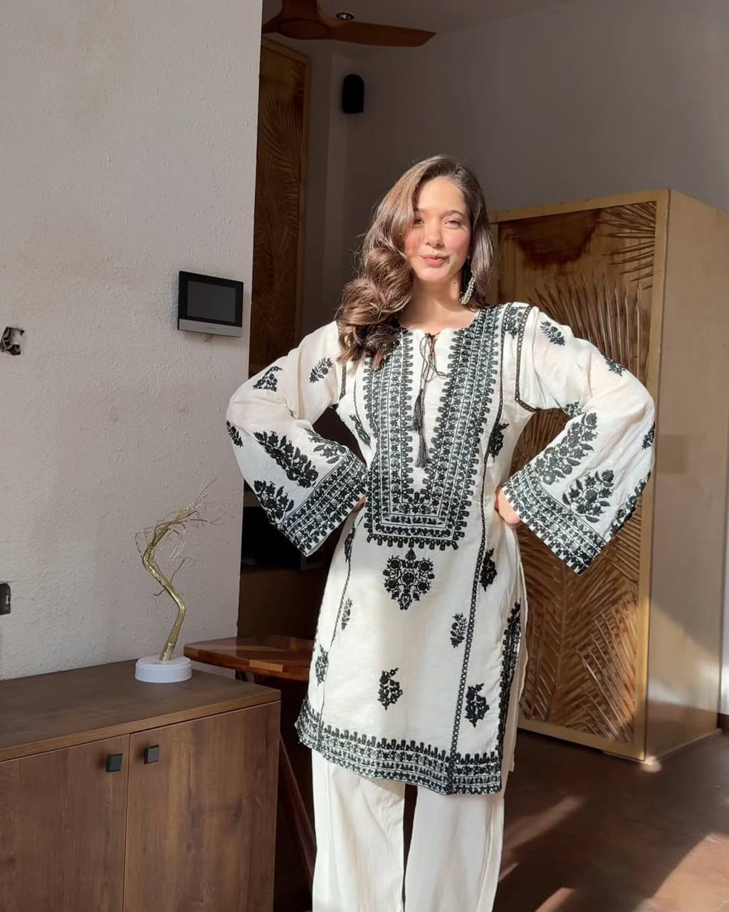 New Designer Collection In  Rayon Butti Silk Co-Ord Set