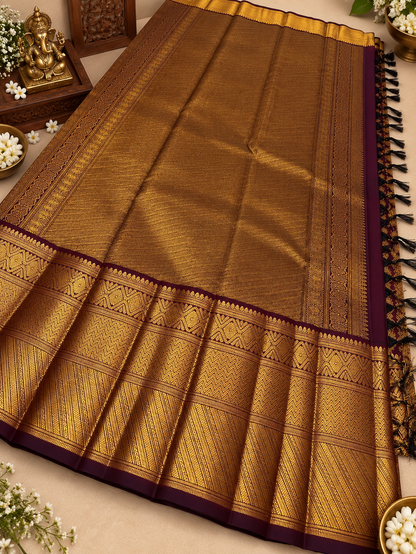 Premium Royal Maroon Soft Banarasi Silk Saree With Elegant Blouse Piece