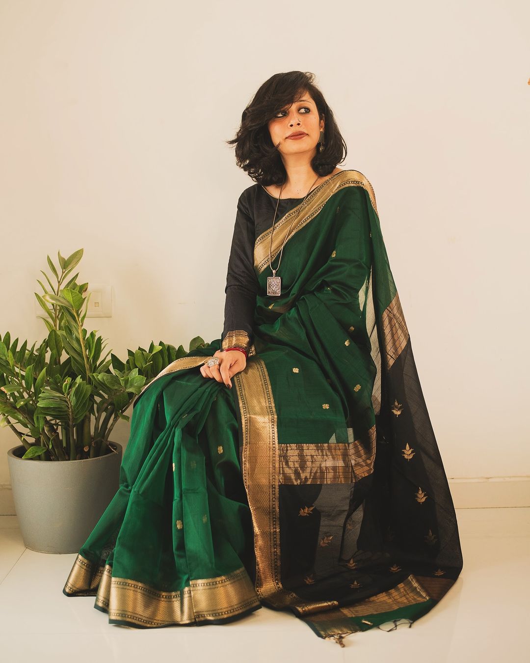 Light Weight Soft Cotton Silk Saree With Jacquard Border