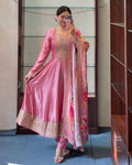 Mehfil Magic Silk Anarkali Suit Set