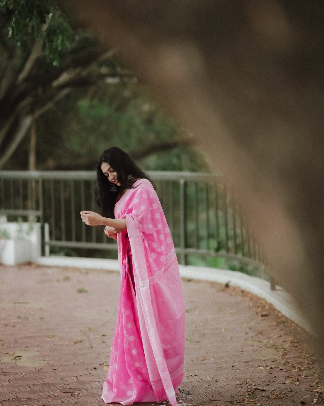 Luxuriant Pink Cotton Silk Saree With Evocative Blouse Piece