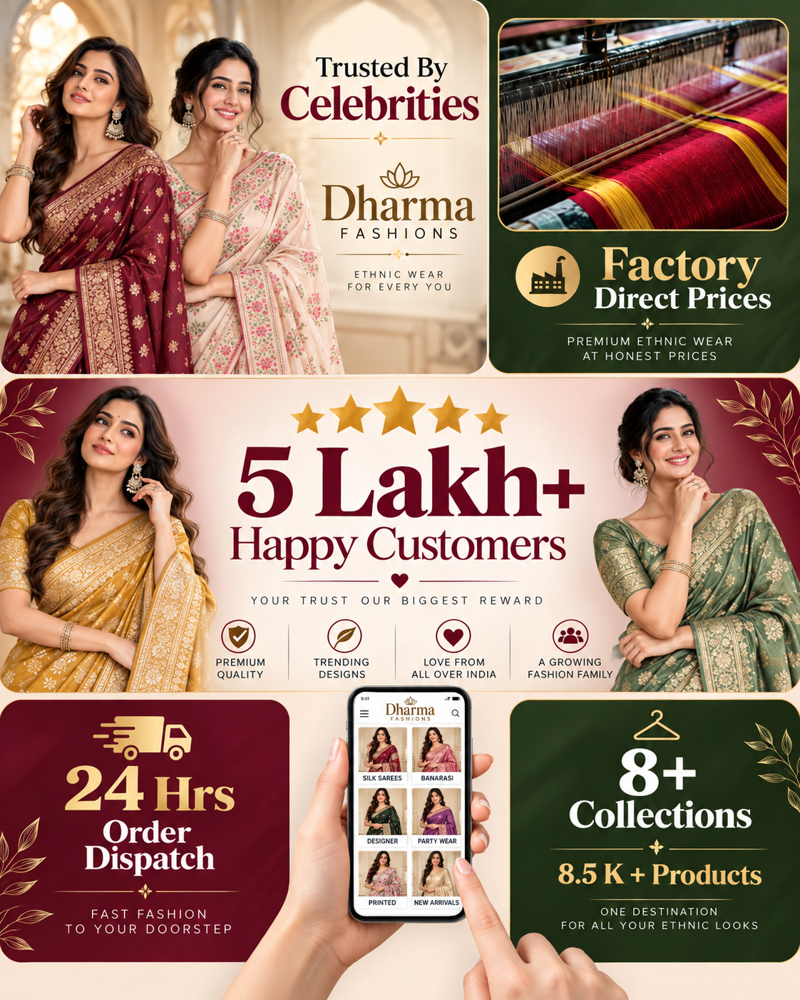 Elegant Soft Muga Cotton Festive Saree
