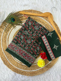 Trendy Pure Heavy Mul Cotton Saree with Blouse