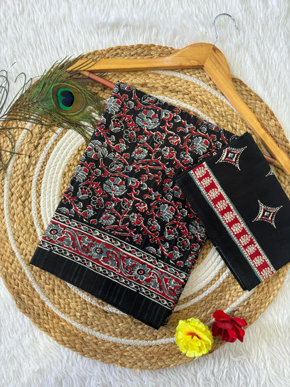 Gorgeous Pure Heavy Mul Cotton Saree with Blouse