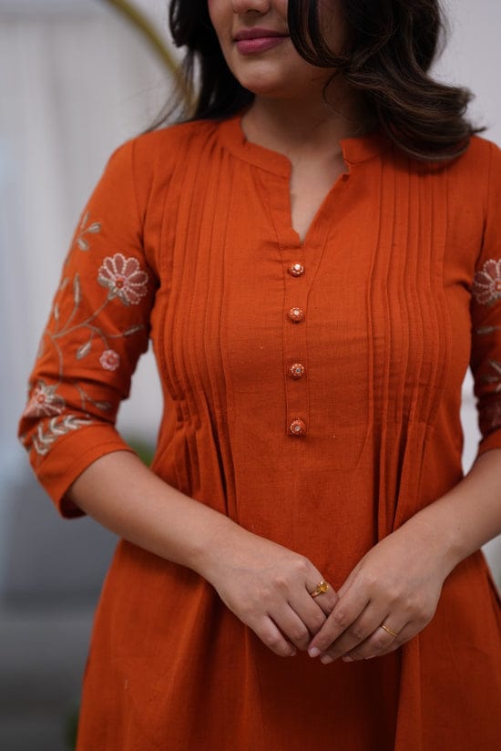 Very Beautiful Party Wear Look Pure Cotton & CORD SET Set