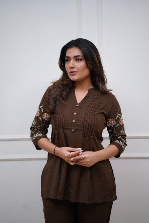 Very Beautiful Party Wear Look Pure Cotton & CORD SET Set