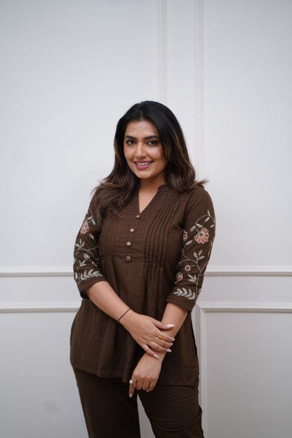 Very Beautiful Party Wear Look Pure Cotton & CORD SET Set