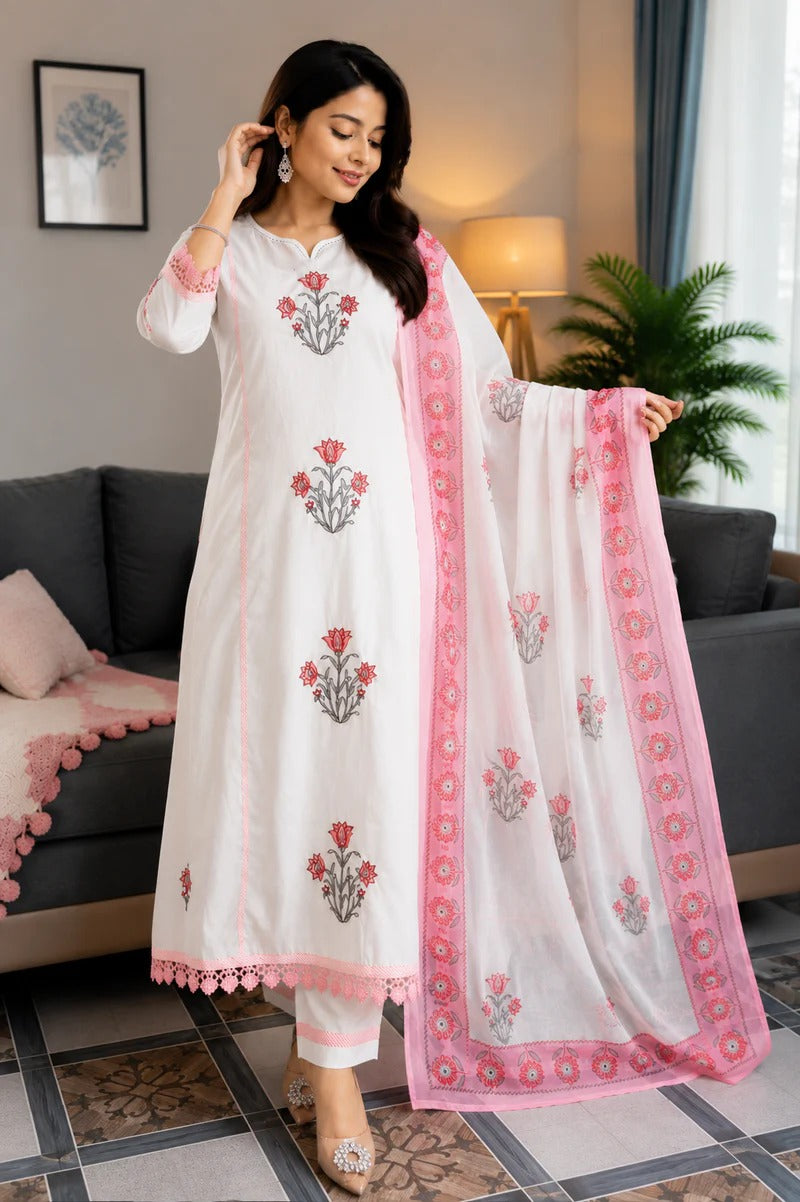 Balaji Premium Jaipuri Taj Cotton suit set