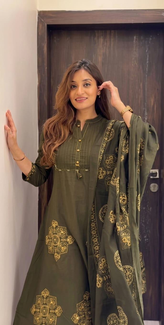 Very Attractive Premium Jaipuri Soft Cotton 3 Psc Set