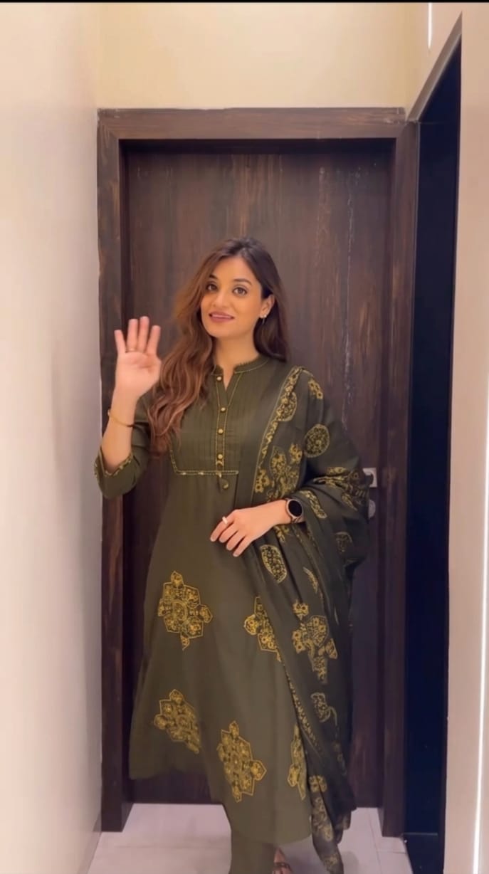 Very Attractive Premium Jaipuri Soft Cotton 3 Psc Set