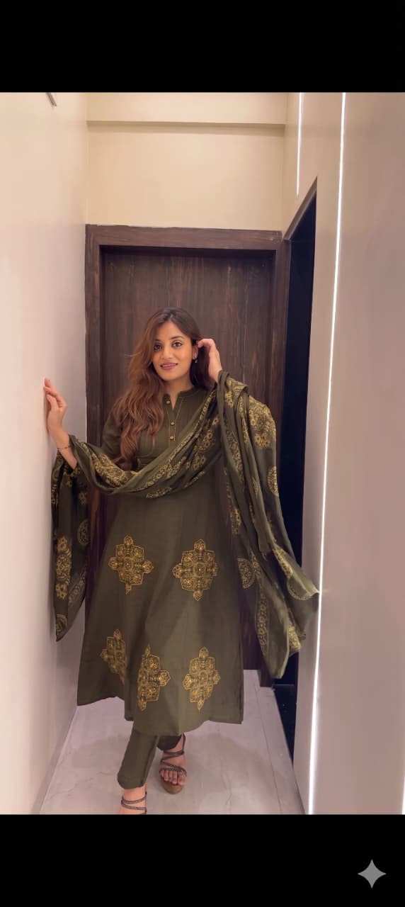 Very Attractive Premium Jaipuri Soft Cotton 3 Psc Set