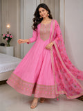 Very Beautiful Magic Silk Anarkali Suit Set