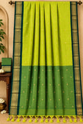 Traditional Handloom Kalyani Cotton Silk Saree with Zari Border