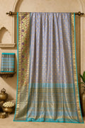 Handloom Banarasi Kora Organza Tissue Fusion Saree