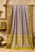 Modern Festive Glaze Organza Tissue Saree