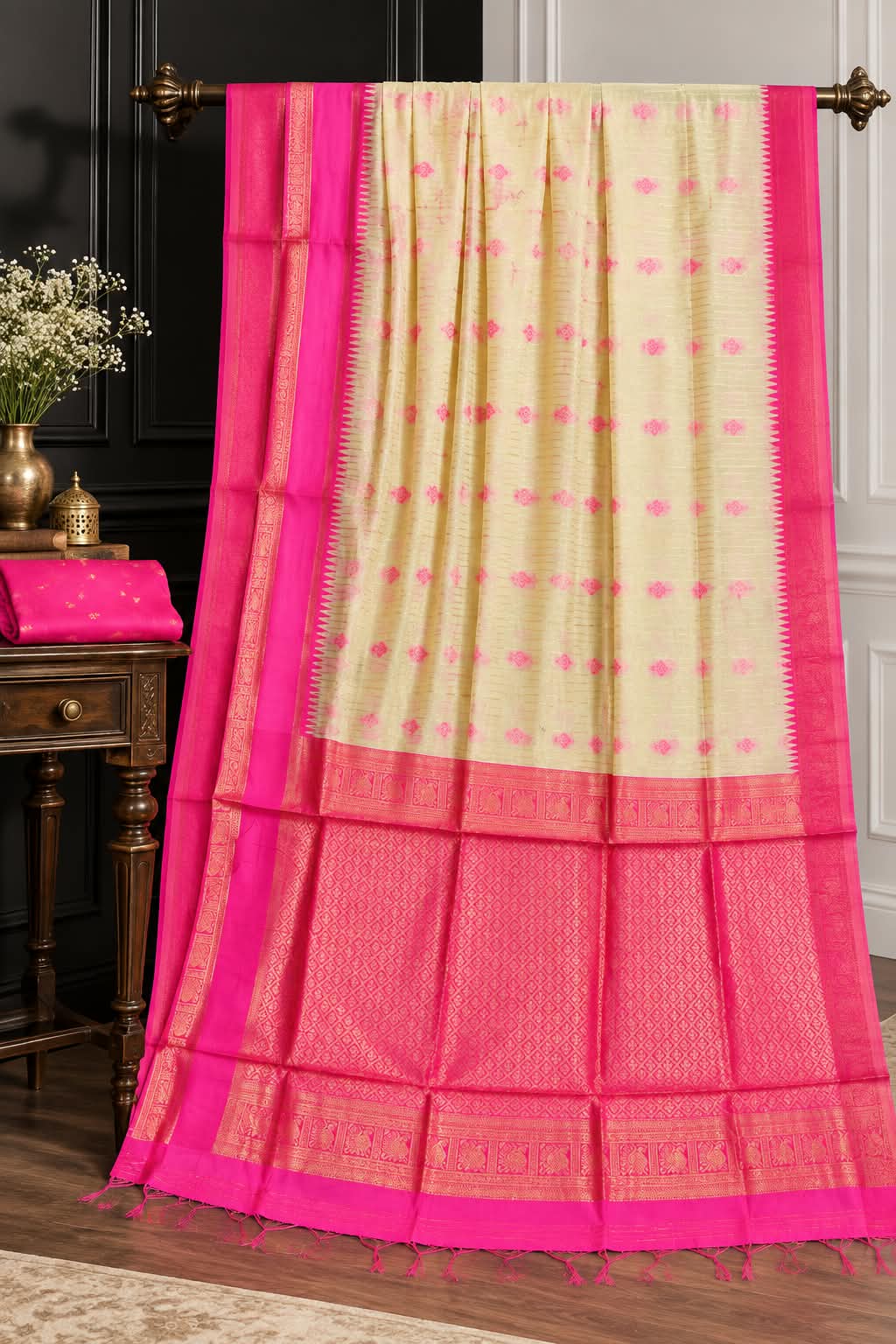Handloom Chettinad Cotton Saree