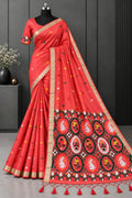 The quirky folklore premium cotton saree