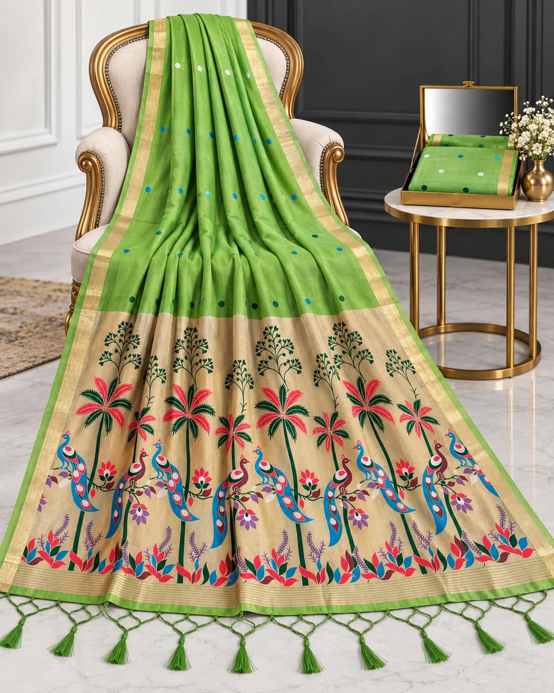 Premium Breathable Handloom Cotton Saree