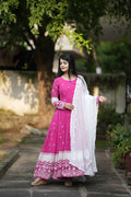 Luxury Designer Embroidery Anarkali Suit Set