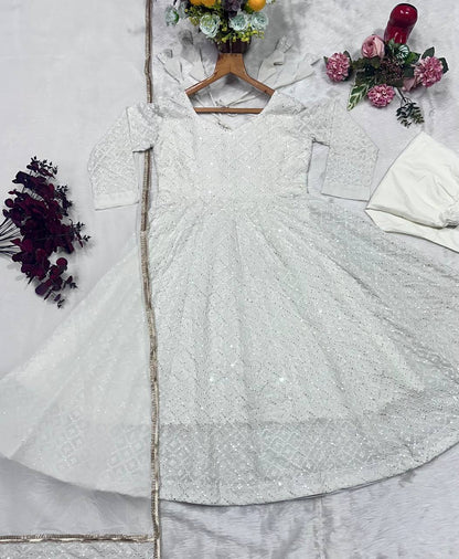 MYRA'S LAKHNAVI PREMIUM ANARKALI SUIT SET