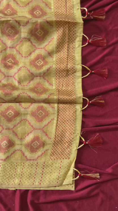 Very Attractive Soft Muga Cotton Festive Saree