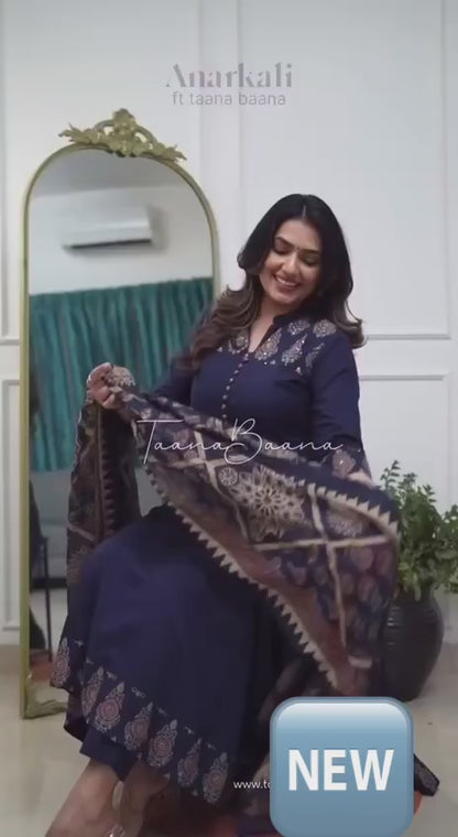 VERY STUNNING PURE MUL COTTON JAIPURI PRINT SUIT SET