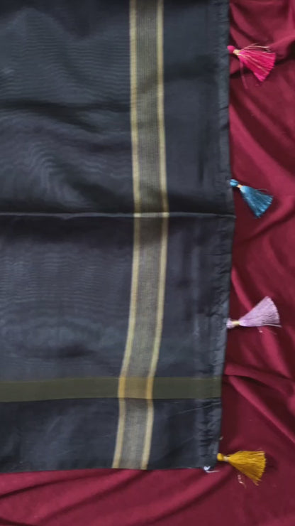 Premium Multi Soft Tussar Silk Festive Saree