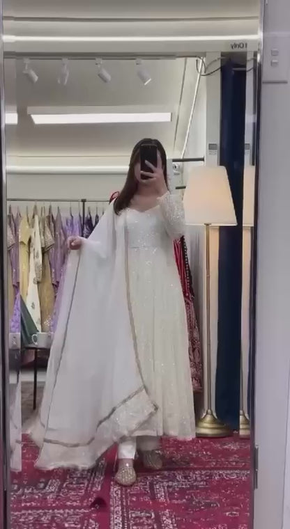 MYRA'S LAKHNAVI PREMIUM ANARKALI SUIT SET