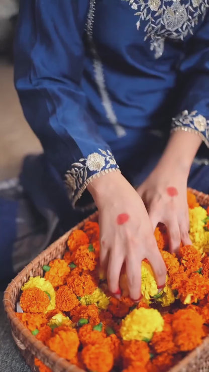 ELEGANT BANARASI SATORI SILK SUIT SET